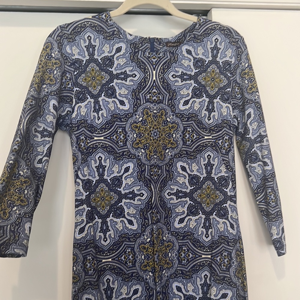J Mclaughlin blue dress